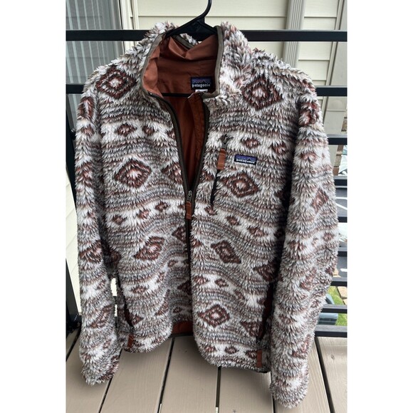 Patagonia Other - PATAGONIA Men's All-Over Print Classic Retro-X Fleece Jacket Full Zip Large